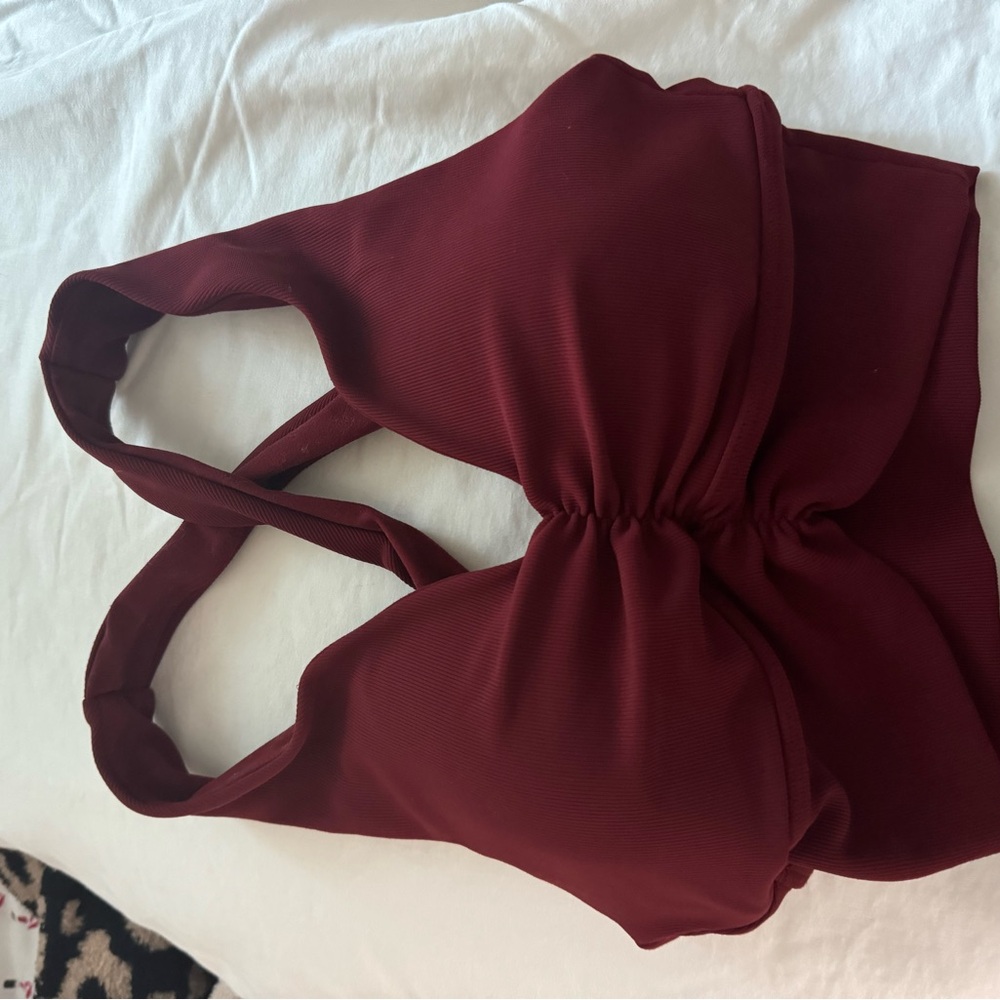 TLF Burgundy Sports Bra